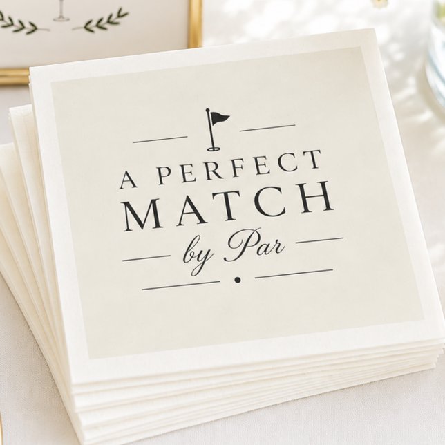 Eine perfekte Partie von Par Wedding Serviette (Von Creator hochgeladen)