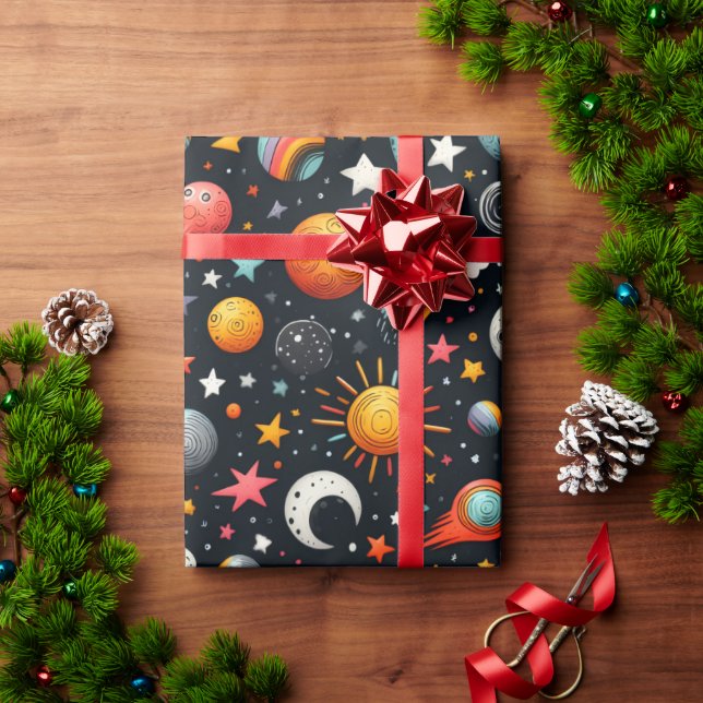 Eine perfekte Verpackung für ein perfektes Geschen Geschenkpapier (Feiertagsgeschenk)