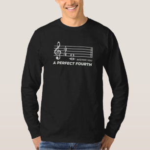 Eine perfekte vierte Musik 4. Juli Patriotic Usa T-Shirt