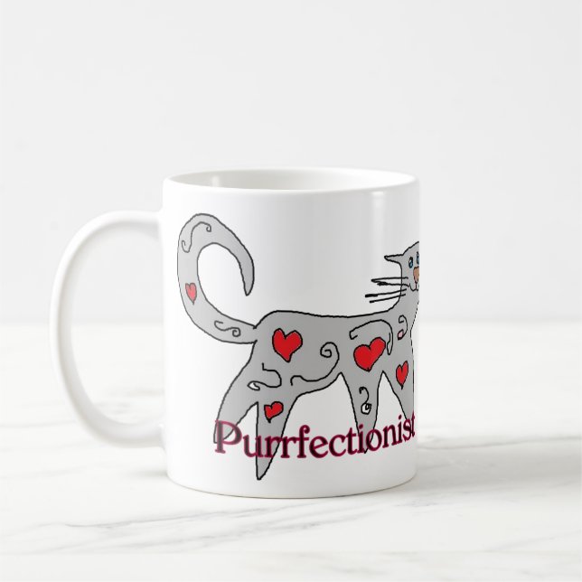 Eine Perfektionist-Tasse Tasse (Links)