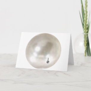 Eine Perle mit einem Mädchen-Ohrring Karte