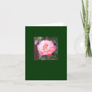 Eine persönliche Rose Karte