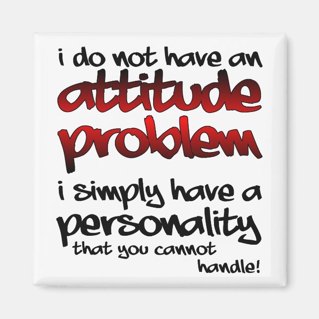 Eine Persönlichkeit, die man nicht mit lustigem Kü Magnet (Vorne)