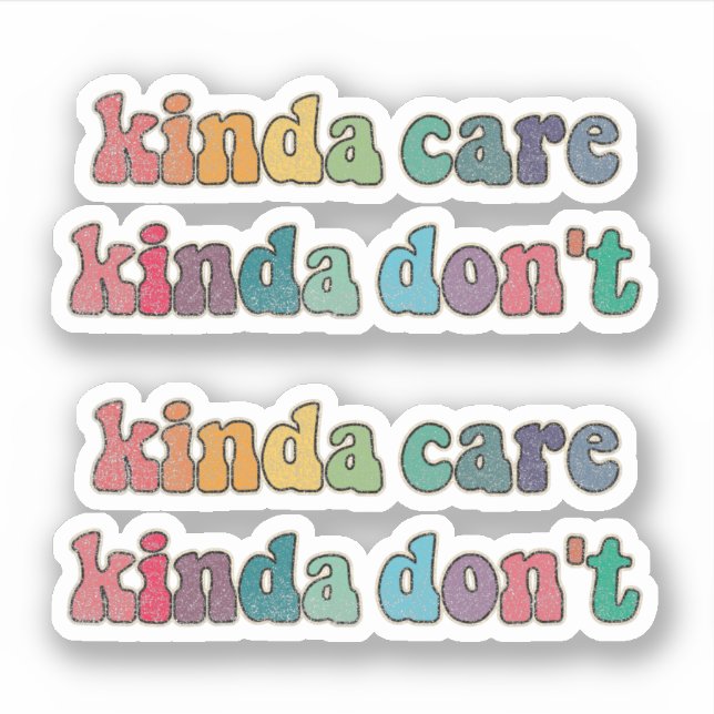 Eine Pflege, bitte nicht Aufkleber (Vorderseite)