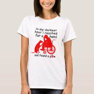 eine Pfote gefunden T-Shirt