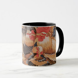 Eine Philip Jacobs Snow Leopard Designs Rooster-Ta Tasse