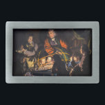 Eine Philosophin-Vorlesung über das Sonnensystem d Rechteckige Gürtelschnalle<br><div class="desc">Der Titel des Stückes lautet "A Philosopher Lecturing on the Orrery". Das Gemälde wurde 1766 von Joseph Wright von Derby gemacht. Das Bild zeigt einen Lehrer, der seinen Schülern einen Vortrag über das Sonnensystem hält. Der Lehrer benutzt eine Ordnung, die ein mechanisches Modell des Sonnensystems ist. Manche glauben, dass der...</div>