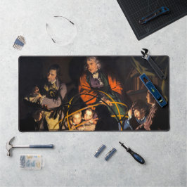 Eine Philosophin-Vorlesung über das Sonnensystem d Schreibtischunterlage