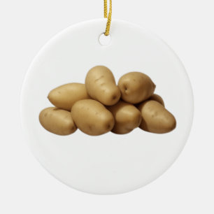 Eine Pile Kartoffeln Keramik Ornament