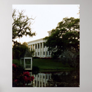 Eine Plantage auf dem Mississippi Poster