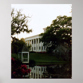 Eine Plantage auf dem Mississippi Poster