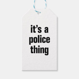 eine Polizeiangelegenheit Geschenkanhänger