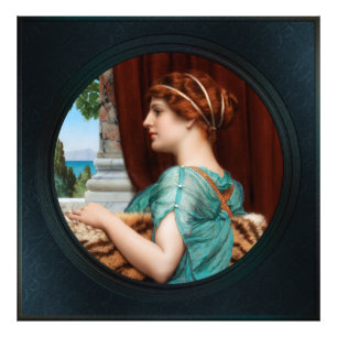 Eine Pompeian-Lady von John William Godward Fotodruck