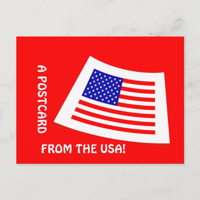 Eine Postkarte aus den USA! (Vorderseite)