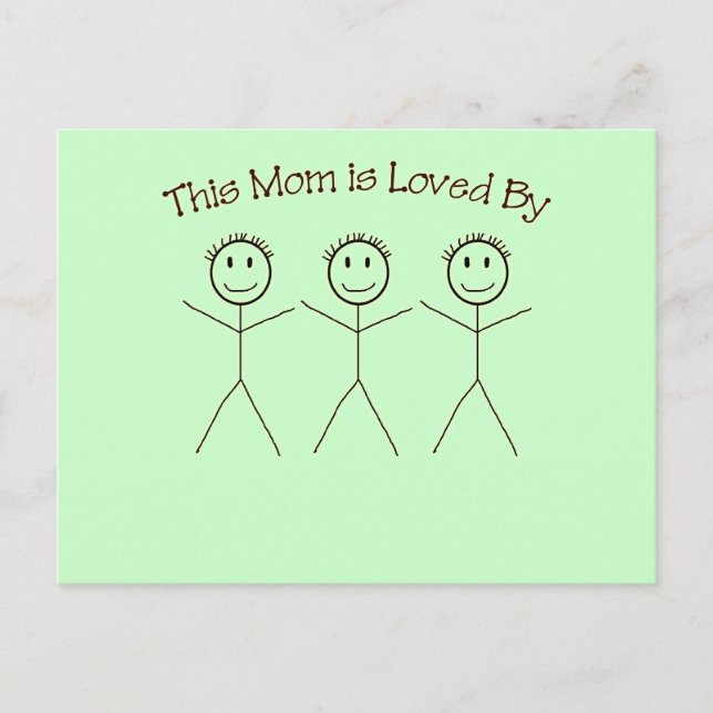 Eine Postkarte für die Mama (Vorderseite)