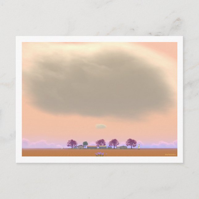 Eine Postkarte für ein kleines Dorf (Vorderseite)