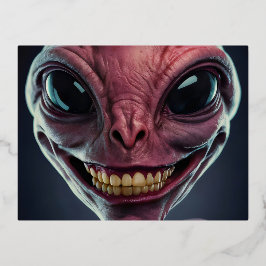 Eine Postkarte mit Weltraumthema.