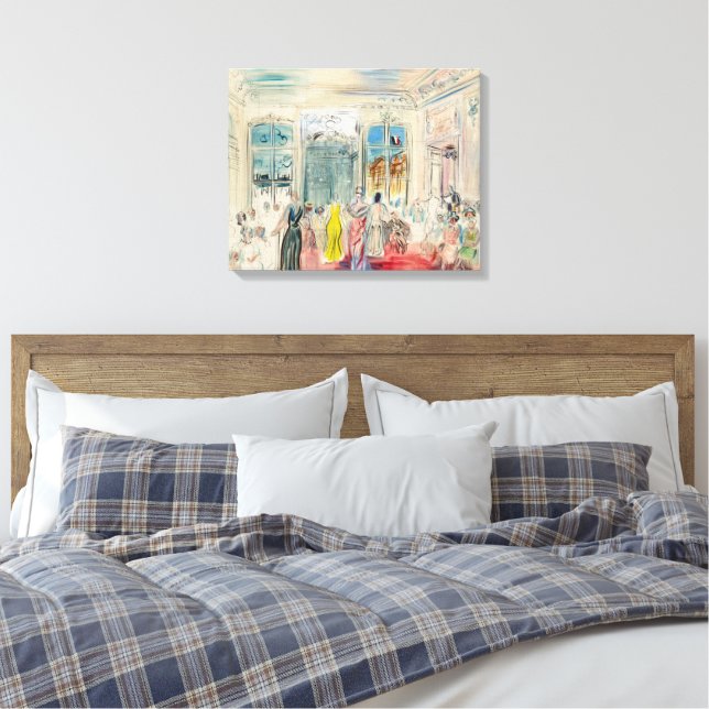 Eine Präsentation bei Schiaparelli Leinwanddruck (Insitu (Schlafzimmer))