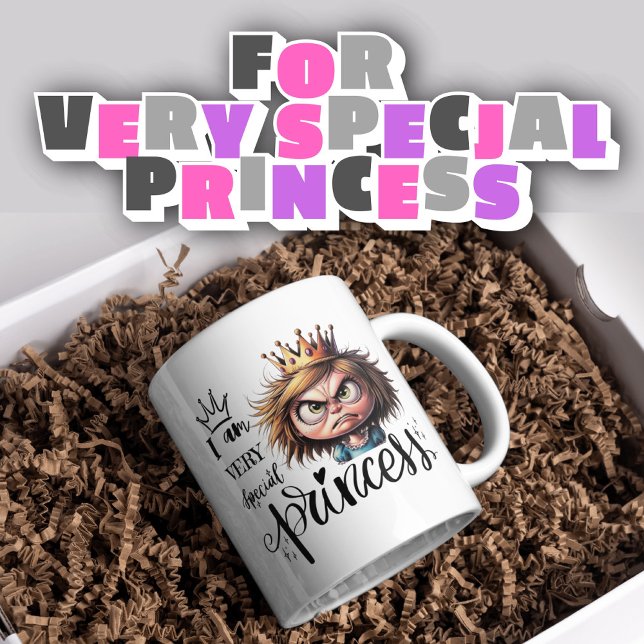 Eine Prinzessin, die leuchten kann! Kaffeetasse (gift for her
princess
)