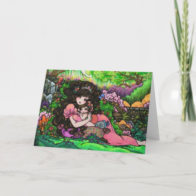 "Eine Prinzessin ist Geboren" Neue Baby Princess C Karte (Vorderseite)