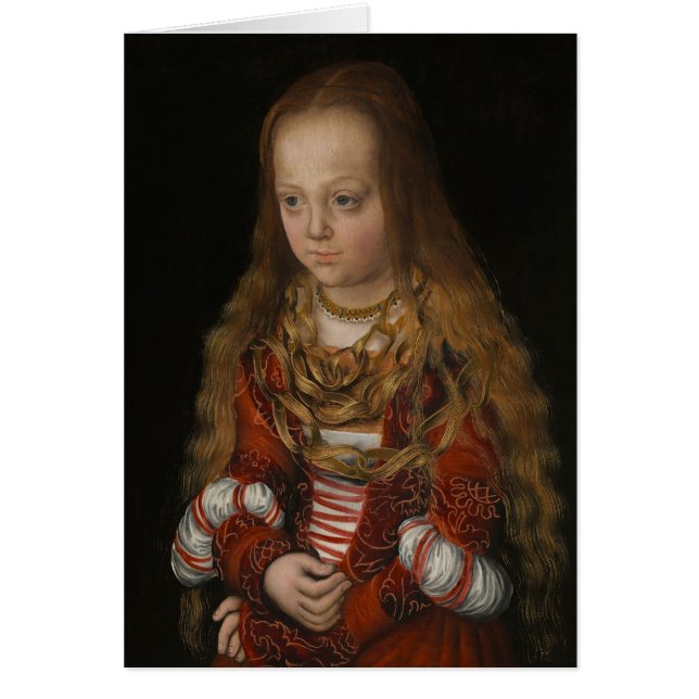 Eine Prinzessin von Sachsen, c.1517 (Öl auf (Vorne)