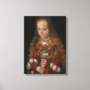 Eine Prinzessin von Sachsen, c.1517 (Öl auf Leinwanddruck