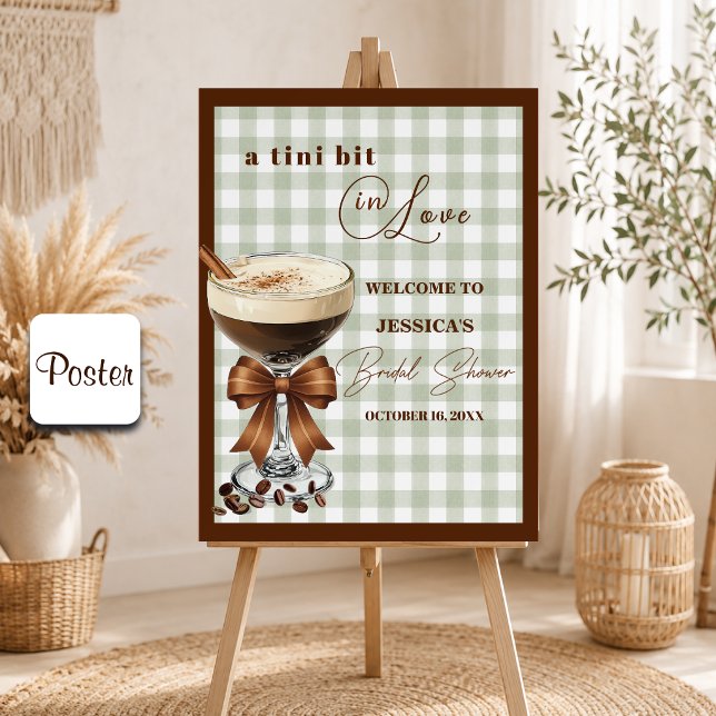 Eine Prise Liebe Espresso Martini Braut- Abschieds Poster (Von Creator hochgeladen)