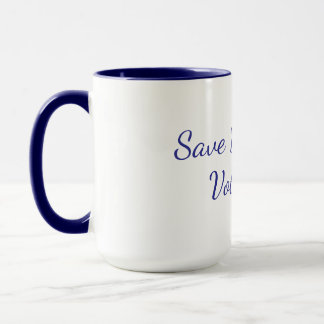 eine pro-Demokratie-Kaffeetasse Tasse