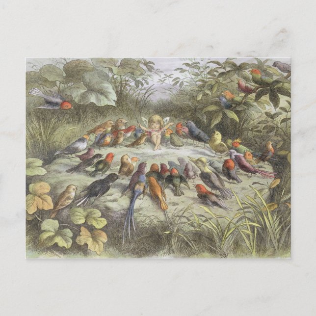 Eine Probe in Fairy Land, Abbildung von "In F Postkarte (Vorderseite)