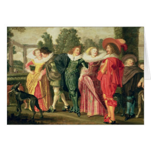 Eine Promenade im Garten, c.1623