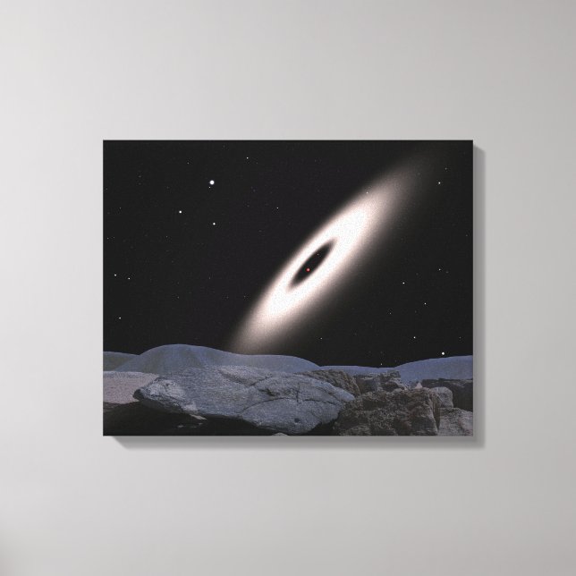 Eine proteoplanetäre Scheibe Leinwanddruck (Vorderseite)