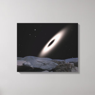 Eine Protoplantikscheibe Leinwanddruck