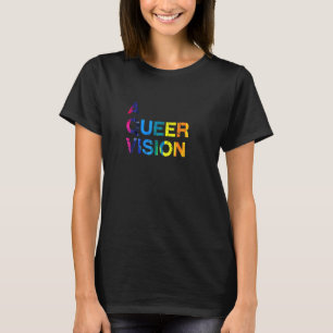 Eine Quee Vision Lgbtq nicht binäre Pride Geschlec T-Shirt