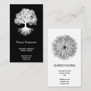 Eine Quelle   Tree of Life Design Visitenkarte