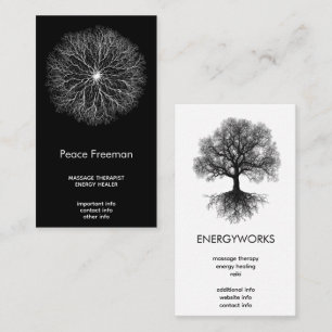 Eine Quelle   Tree of Life Design Visitenkarte