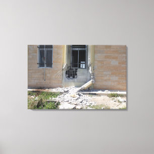 Eine raketengetriebene Granate Leinwanddruck