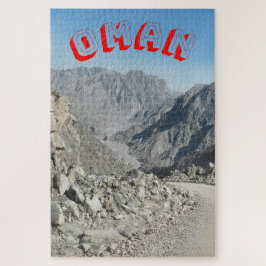 Eine raue Berglandschaft. Puzzle