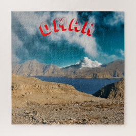 Eine raue, trockene Omani-Landschaft Puzzle