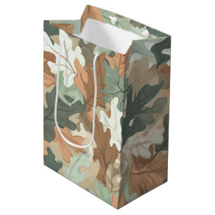 Eine realistische Camouflage Design Serie #2 Mittlere Geschenktüte