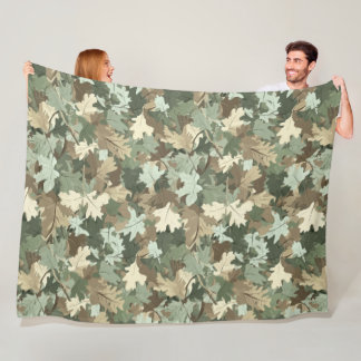 Eine realistische Camouflage Design Serie #3 Fleecedecke