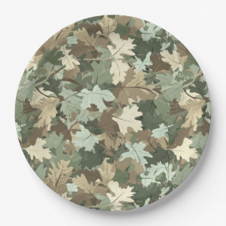 Eine realistische Camouflage Design Serie #3 Pappteller