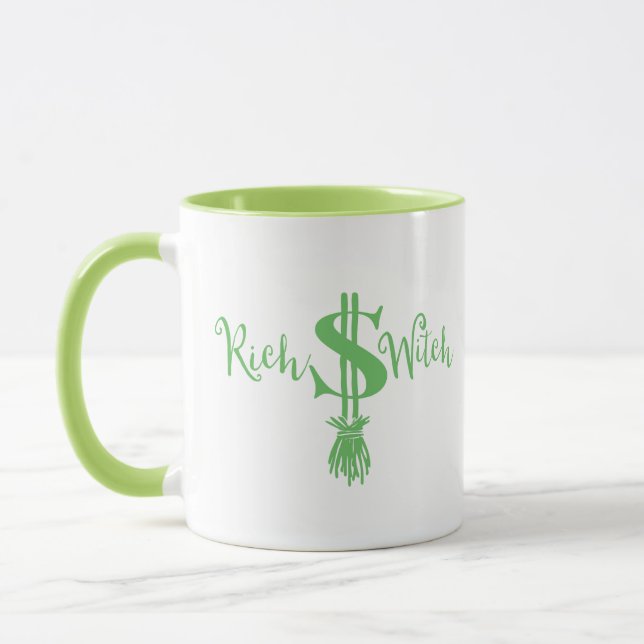 Eine reiche Hexe Tasse (Links)