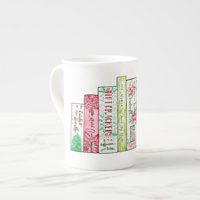 Eine Reihe der Feiertags-Klassiker Prozellantasse (Vorderseite Links)