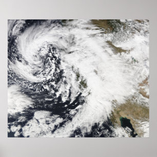 Eine Reihe starke Stürme mit heftigen Winden 2 Poster