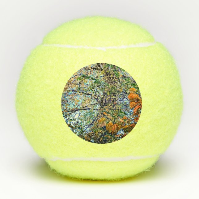 Eine Reihe von Blätter Tennisbälle (Vorderseite)