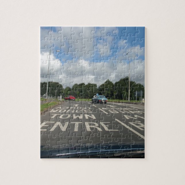 Eine Reihe von E-Typen Puzzle (Vertikal)
