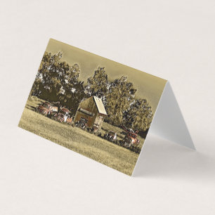 Eine Reihe von Jalopien im Gras.