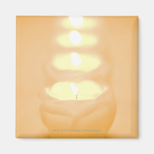 Eine Reihe von Kerzen Magnet