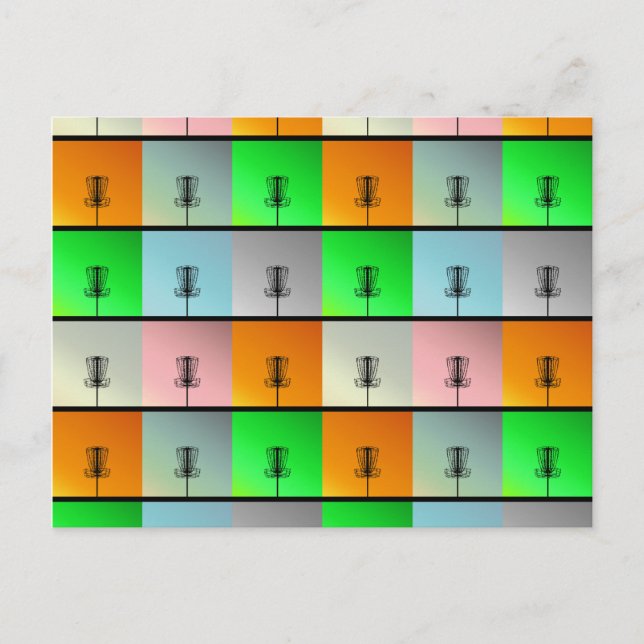 Eine Reihe von Körben Postkarte (Vorderseite)