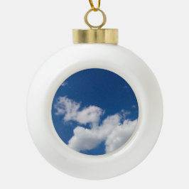 Eine Reihe von Wolken Keramik Kugel-Ornament